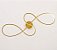 Lustre infinito cifra 50w dourado luz 3/1 - Imagem 8