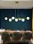 Lustre jabuticaba 7 globos dourado lâmpada g9 - Imagem 6