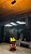 Lustre espiral 38w preto luz 3/1 - Imagem 7