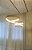 Lustre infinito cifra 50w rose gold luz 3/1 - Imagem 5