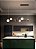 Lustre jabuticaba veneza preto com dourado 7 globos com anel - Imagem 8