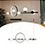 Lustre jabuticaba veneza preto com dourado 7 globos com anel - Imagem 1