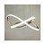Lustre infinito curvas 50w rose gold luz 3/1 - Imagem 4