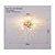 Lustre dente de leão cristal 50cm dourado p/ 5LxG9 - Imagem 3