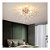 Lustre dente de leão cristal 50cm dourado p/ 5LxG9 - Imagem 7