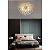 Lustre dente de leão cristal 50cm dourado p/ 5LxG9 - Imagem 8