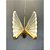 Pendente borboleta cristal 5w dourado luz 3/1 - Imagem 7