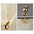 Pendente borboleta cristal 5w dourado luz 3/1 - Imagem 8