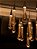 Pendente mini gota cristal 3w dourado luz 3/1 - Imagem 6