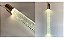 Pendente tubo cristal bolhas 7w dourado luz 3/1 - Imagem 6