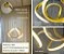 Pendente curvas 35w dourado luz 3/1 - Imagem 3