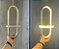 Pendente oval com anel 18w dourado luz 3/1 - Imagem 5
