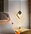 Pendente Minimalista Led Losango Moderno Preto Cabeceira Lavabo Ilha Cabo 2m Luz 3/1 - Imagem 6