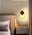 Pendente Minimalista Led Losango Moderno Dourado Cabeceira Lavabo Ilha Cabo 2m Luz 3/1 - Imagem 6
