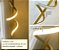 Pendente espiral 12w dourado luz 3/1 - Imagem 4