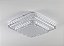 Luminária Sobrepor 30w Quadrada Em Led Com Cristais Estrelado Luz 3/1 - Imagem 8