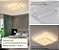 Luminária Sobrepor 30w Quadrada Em Led Com Cristais Estrelado Luz 3/1 - Imagem 4