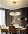Lustre Pendente Moderno Dourado Cristal Led 50cm Redondo Luxo Luz 3/1 - Imagem 1