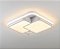Luminária Moderna De Led Sobrepor Quadrado Duplo 40w Branco Luz 3/1 - Imagem 7