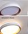 Luminaria Plafon Led Moderno Sobrepor 24w Redondo Tipo Montana Branco E Cobre Luz 3/1 - Imagem 6