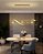 Lustre Pendente Moderno Dourado Espiral Com Globos Em Fio De Fada Led Luz 3/1 - Imagem 10