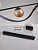 Lustre Pendente Moderno Preto Espiral Com Globos Em Fio De Fada Led Luz 3/1 - Imagem 6