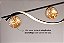 Lustre Pendente Moderno Preto Espiral Com Globos Em Fio De Fada Led Luz 3/1 - Imagem 7