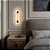 Luminária Arandela Moderna de Parede Nórdico Oval de Luxo Dourado em Mármore Sintético Luz Led 3/1- Green Age - Imagem 10