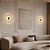 Luminária Arandela Moderna De Parede Nórdico Redonda De Luxo Dourado Em Mármore Sintético Luz Led 3/1 - Green Age - Imagem 9