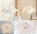 Lustre Pendente Moderno Organico Boho Flor Serena Em Tecido Plissado Branco 40cm - Green Age - Imagem 4