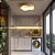 Luminaria Plafon De Sobrepor Moderna Organico Amadeirado Com Luz Led Indireta 3 Em 1 - Green Age 127/220v - Imagem 9