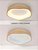 Luminaria Plafon De Sobrepor Moderna Organico Amadeirado Com Luz Led Indireta 3 Em 1 - Green Age 127/220v - Imagem 5