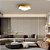 Luminaria Plafon De Sobrepor Moderna Organico Amadeirado Com Luz Led Indireta 3 Em 1 - Green Age 127/220v - Imagem 7