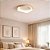 Luminaria Plafon De Sobrepor Moderna Organico Amadeirado Com Luz Led Indireta 3 Em 1 - Green Age 127/220v - Imagem 8