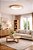 Luminaria Plafon De Sobrepor Moderna Organico Amadeirado Com Luz Led Indireta 3 Em 1 - Green Age 127/220v - Imagem 11
