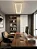 Luminaria Plafon De Sobrepor Moderna Minimalista Retangular 80cm Branco Com Dourado 74w Luz Led Indireta 3 Em 1 - Green - Imagem 11