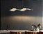 Lustre Pendente Moderno Minimalista Onda Dourado De Acrílico Com Luz Led 3 Em 1 - Green Age 127/220v - Imagem 11