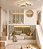 Luminaria Moderna Plafon Led De Sobrepor Nuvem Quarto Infantil Bebê Branco Com Luz 3 Em 1 - Green Age 127/220v - Imagem 9