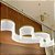 Kit 2 Lustre Pendente Moderno Dourado Canelado Onda Espiral De Acrilico Com Luz Led 3 Em 1 - Green Age 127/220v - Imagem 10