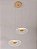 Lustre Pendente Moderno Dourado Com 2 Folhas De Lótus Em Acrilico Com Luz Led 3 Em 1 - Green Age 127/220v - Imagem 8