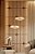 Lustre Pendente Moderno Dourado Com 2 Folhas De Lótus Em Acrilico Com Luz Led 3 Em 1 - Green Age 127/220v - Imagem 6