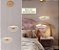 Lustre Pendente Moderno Dourado Com 2 Folhas De Lótus Em Acrilico Com Luz Led 3 Em 1 - Green Age 127/220v - Imagem 5