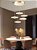Lustre Pendente Moderno Dourado com 5 Folhas de Lótus de Acrílico com Luz Led 3 em 1 - Green Age - Imagem 9