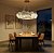 Lustre Pendente Moderno Dourado Minimalista Anel Design Asas De Borboleta Em Acrilico Com Luz Led 3 Em 1 - Green Age - Imagem 9