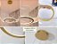 Lustre Pendente Moderno Dourado Minimalista Anel Design Asas De Borboleta Em Acrilico Com Luz Led 3 Em 1 - Green Age - Imagem 5