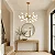 Lustre Pendente Moderno Dourado 75cm Design Ramos De Árvore Com 30 Led Luz 3 Em 1 - Green Age 127/220v - Imagem 11