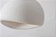Luminária Pendente Lustre Moderno Cúpula Estilo Japonês Branca 50cm Wabi-sabi Concreto - Green Age 127/220v Branco - Imagem 4