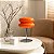 Luminaria Abajur De Mesa Macaron De Vidro Laranja Bauhaus Retrô Vintage Cogumelo Com Usb E Luz Led 3 Em 1 Dimerizável - Imagem 7