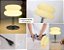Luminaria Abajur De Mesa Macaron De Vidro Bege Bauhaus Retrô Vintage Cogumelo Com Usb E Luz Led 3 Em 1 Dimerizável - Imagem 6