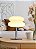 Luminaria Abajur De Mesa Macaron De Vidro Bege Bauhaus Retrô Vintage Cogumelo Com Usb E Luz Led 3 Em 1 Dimerizável - Imagem 7